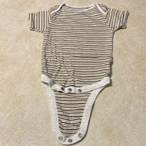 Boys 6-9 months striped onesie